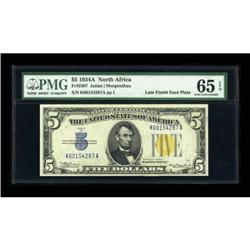 Fr. 2307 $5 1934A North Africa Silver