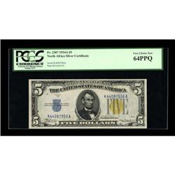 Fr. 2307 $5 1934A North Africa Silver