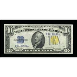 Fr. 2309 $10 1934A North Africa Silver