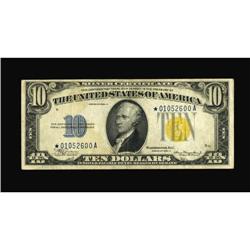 Fr. 2309* $10 1934A North Africa Silver