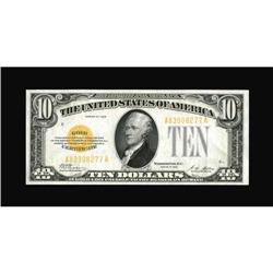 Fr. 2400 $10 1928 Gold Certificate. Gem Crisp