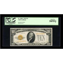 Fr. 2400* $10 1928 Gold Certificate. PCGS About