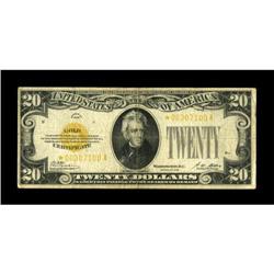 Fr. 2402* $20 1928 Gold Certificate. Fine.