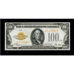Fr. 2405 $100 1928 Gold Certificate. Extremely