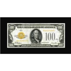 Fr. 2405 $100 1928 Gold Certificate. Extremely