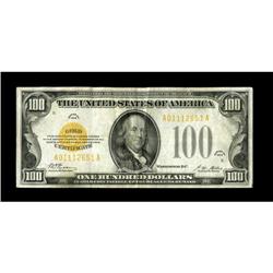 Fr. 2405 $100 1928 Gold Certificate. Very