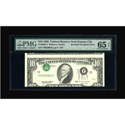 Fr. 2032-J $10 1995 Federal Reserve Note. PMG