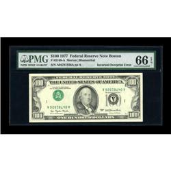 Fr. 2168-A $100 1977 Federal Reserve Note. PMG