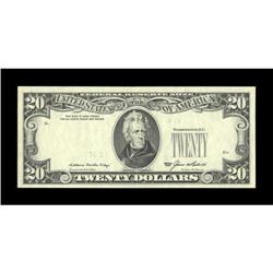 Fr. 2075-A $20 1985 Federal Reserve Note. Choice