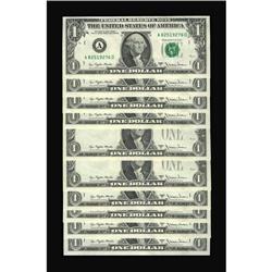 Fr. 1910-A $1 1977A Federal Reserve Notes. Two