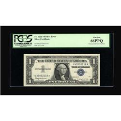 Fr. 1621 $1 1957B Silver Certificate. PCGS Gem