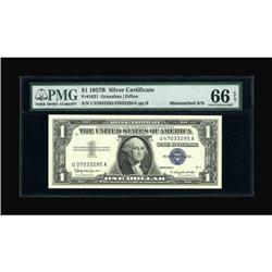 Fr. 1621 $1 1957B Silver Certificate. PMG Gem