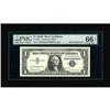Image 1 : Fr. 1621 $1 1957B Silver Certificate. PMG Gem