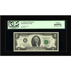 Fr. 1935-B $2 1976 Federal Reserve Note. PCGS
