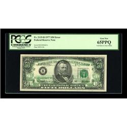 Fr. 2119-B $50 1977 Federal Reserve Note. PCGS