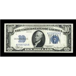 Fr. 1701 $10 1934 Silver Certificate. Gem Crisp
