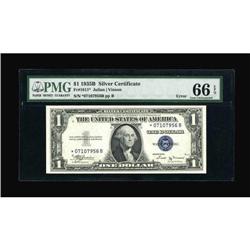 Fr. 1611* $1 1935B Silver Certificate. PMG Gem