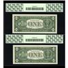 Image 2 : Fr. 1901-L $1 1963A Federal Reserve Notes. Two
