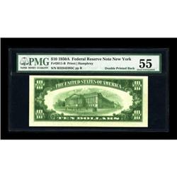 Fr. 2011-B $10 1950A Federal Reserve Note. PMG