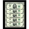 Image 1 : Fr. 1969-G $5 1969 Federal Reserve Notes. Five