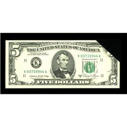 Fr. 1977-K $5 1981A Federal Reserve Note. Choice
