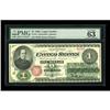 Image 1 : Fr. 16 $1 1862 Legal Tender PMG Choice