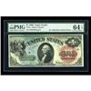 Image 1 : Fr. 18 $1 1869 Legal Tender PMG Choice