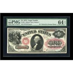 Fr. 23 $1 1875 Legal Tender PMG Choice