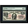 Image 1 : Fr. 23 $1 1875 Legal Tender PMG Choice