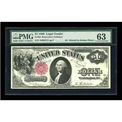 Fr. 34 $1 1880 Legal Tender PMG Choice