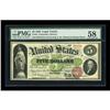 Image 1 : Fr. 62 $5 1862 Legal Tender PMG Choice About Unc