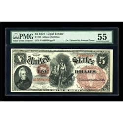 Fr. 69 $5 1878 Legal Tender PMG About