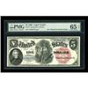 Image 1 : Fr. 74 $5 1880 Legal Tender PMG Gem Uncirculated