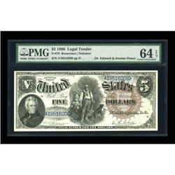 Fr. 78 $5 1880 Legal Tender PMG Choice