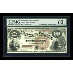 Fr. 102 $10 1880 Legal Tender PMG Choice