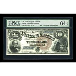 Fr. 108 $10 1880 Legal Tender PMG Choice