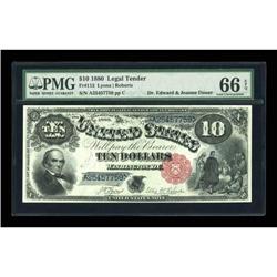 Fr. 113 $10 1880 Legal Tender PMG Gem