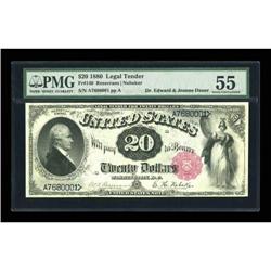 Fr. 140 $20 1880 Legal Tender PMG About