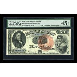 Fr. 160 $50 1880 Legal Tender PMG Extremely Fine