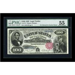 Fr. 179 $100 1880 Legal Tender PMG About
