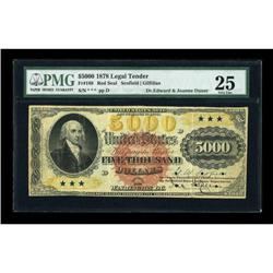 Fr. 188 $5000 1878 Legal Tender PMG Very Fine