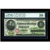 Image 1 : Fr. 17a $1 1862 Legal Tender PMG Choice About