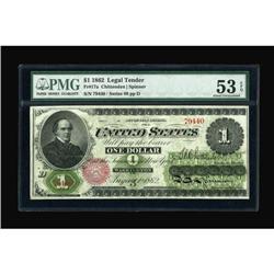 Fr. 17a $1 1862 Legal Tender PMG About