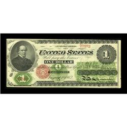 Fr. 17a $1 1862 Legal Tender About New.