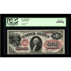 Fr. 26 $1 1875 Legal Tender PCGS Choice New