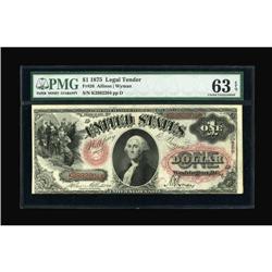Fr. 26 $1 1875 Legal Tender PMG Choice