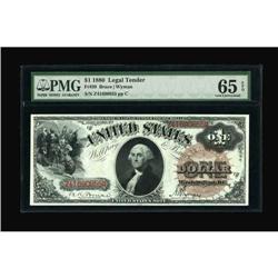 Fr. 30 $1 1880 Legal Tender PMG Gem Uncirculated