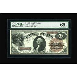 Fr. 30 $1 1880 Legal Tender PMG Gem Uncirculated