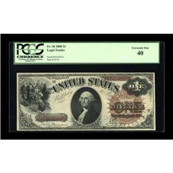 Fr. 30 $1 1880 Legal Tender PCGS Extremely Fine