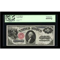 Fr. 35 $1 1880 Legal Tender PCGS Extremely Fine